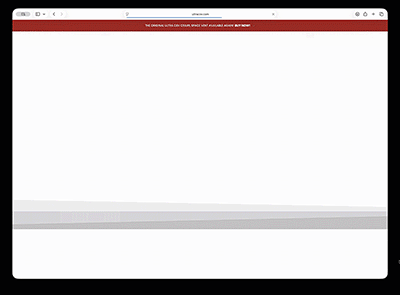 Ultra CSV website homepage design